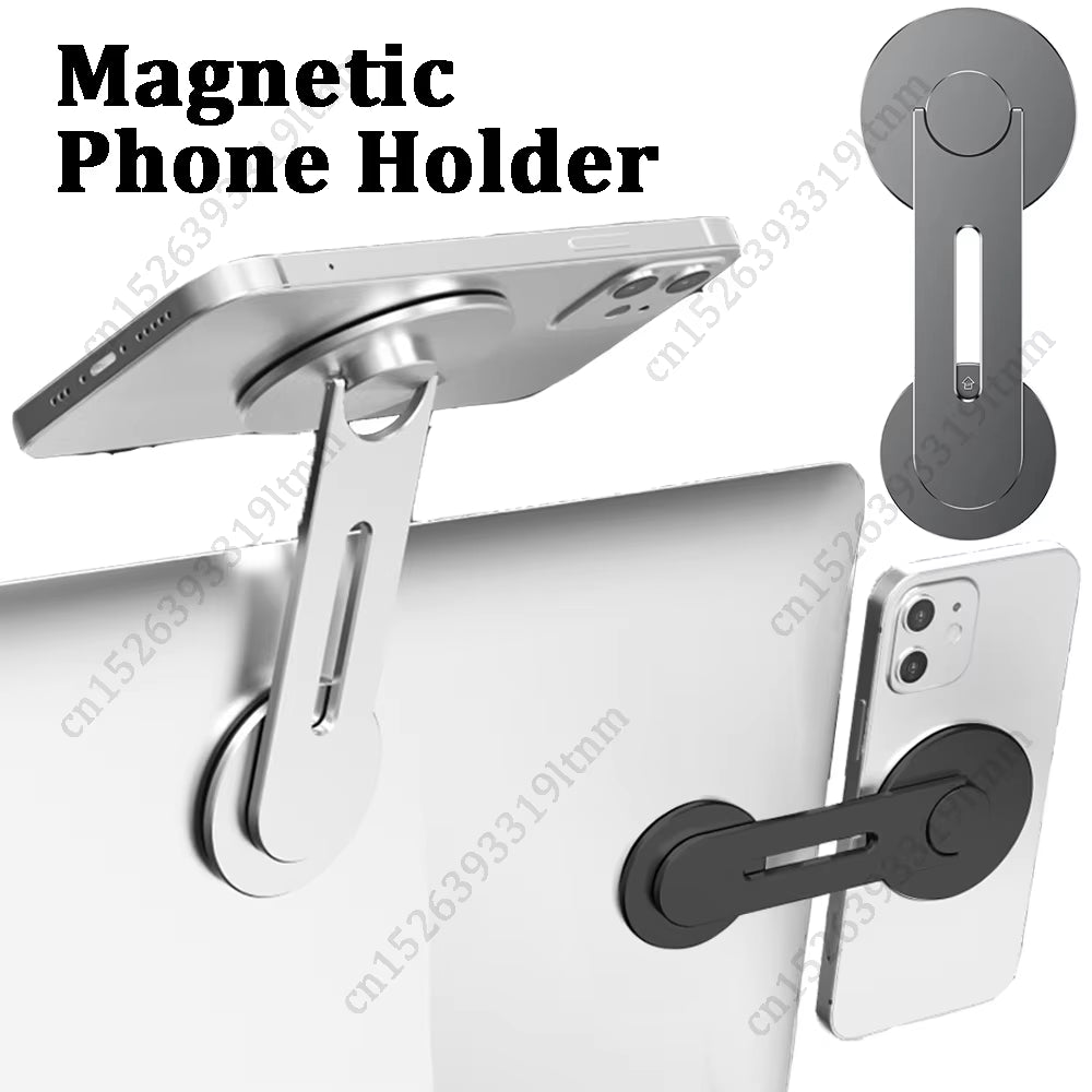 Magnetic Phone Holder for Magsafe Iphone14 13 12 Pro Max Laptop Phone Stand for Tesla Model 3 Y X S Monitors Side Mount Support