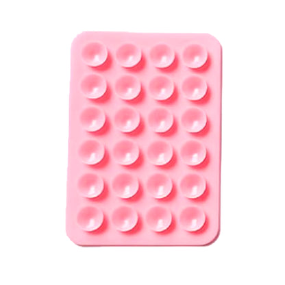 Double Side Silicone Suction Pad for Mobile Phone Fixture Suction Cup Backed Adhesive Silicone Rubber Sucker Pad for Fixed Pad