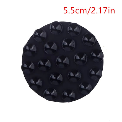 Double Side Silicone Suction Pad for Mobile Phone Fixture Suction Cup Backed Adhesive Silicone Rubber Sucker Pad for Fixed Pad