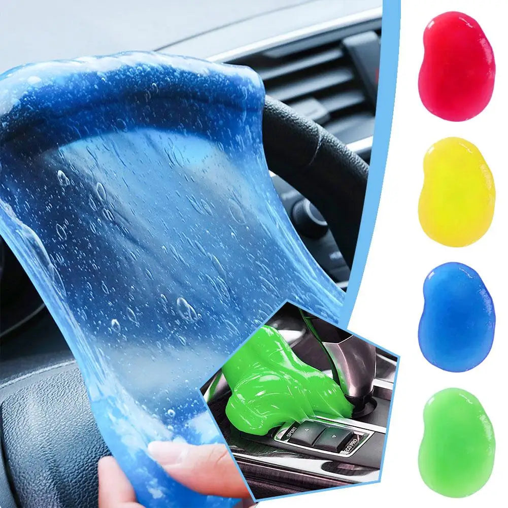 Car Crystal Cleaning Glue Computer Notebook Keyboard Wash Dusting Glue Mud Soft Reusable Accessories Car Detailing Cleaning Z0M8