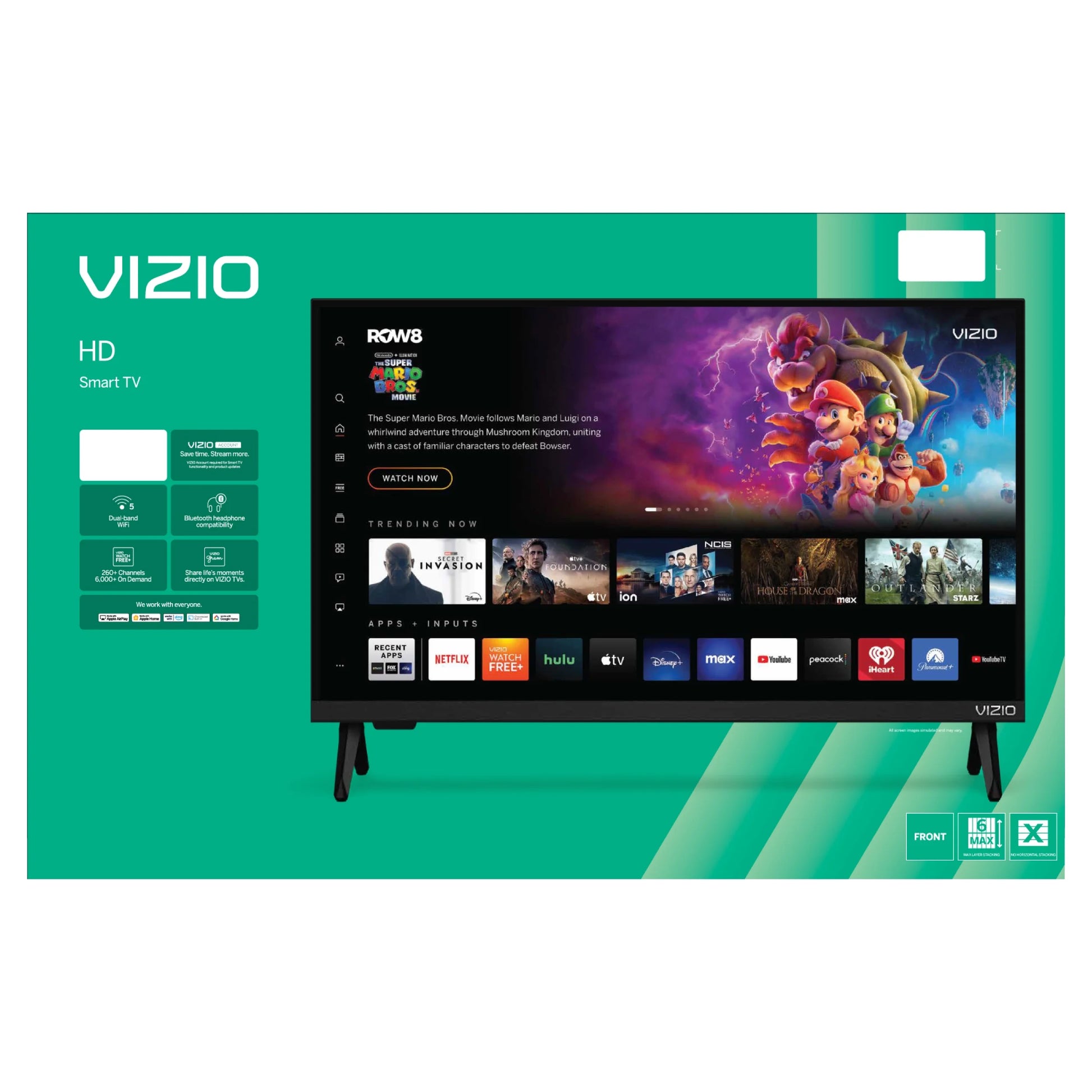 32” Class HD 720P LED Smart TV (New) VHD32M-08