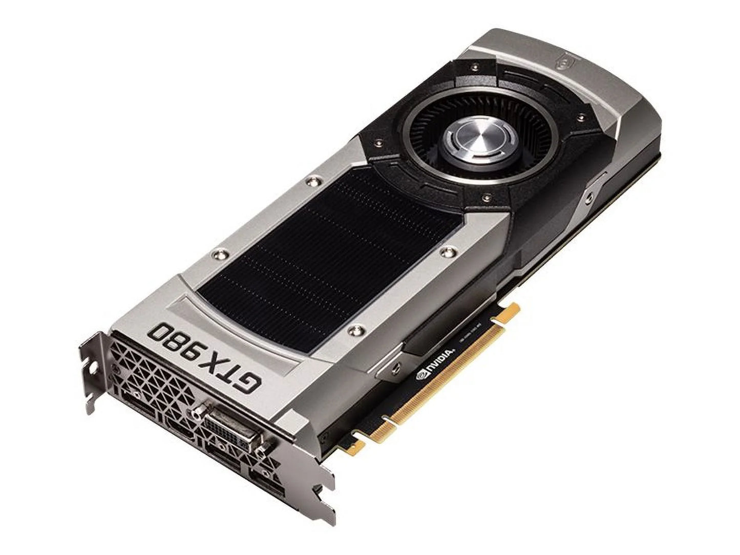 Geforce GTX 980 - Graphics Card - GF GTX 980 - 4 GB GDDR5 - Pcie 3.0 X16 - DVI, HDMI, 3 X Displayport - Black, Silver