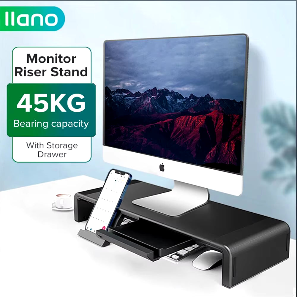 Llano Ergonomic Desktop Monitor Stand Computer Stand Monitor Riser Laptop Desktop Monitor Stand