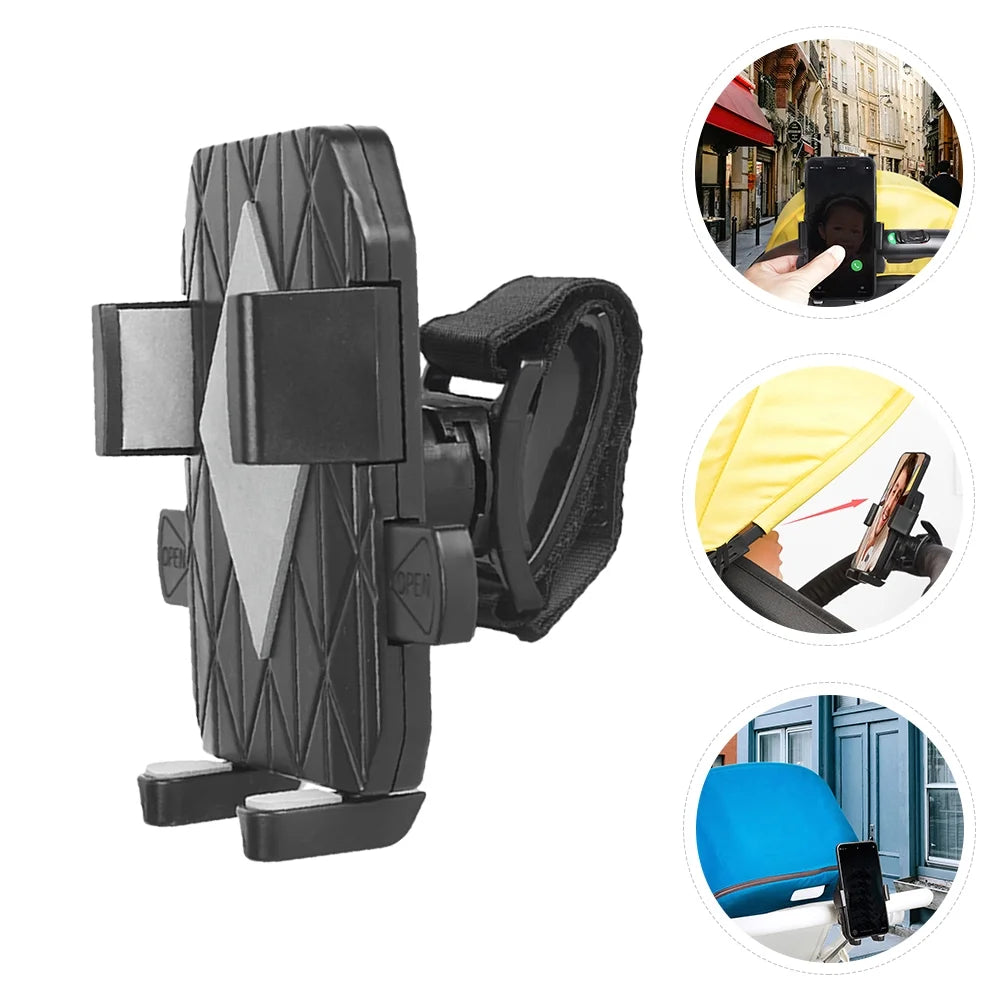 Stroller Phone Mount Phone Holder Shopping Cart Phone Holder Bike Phone Holder