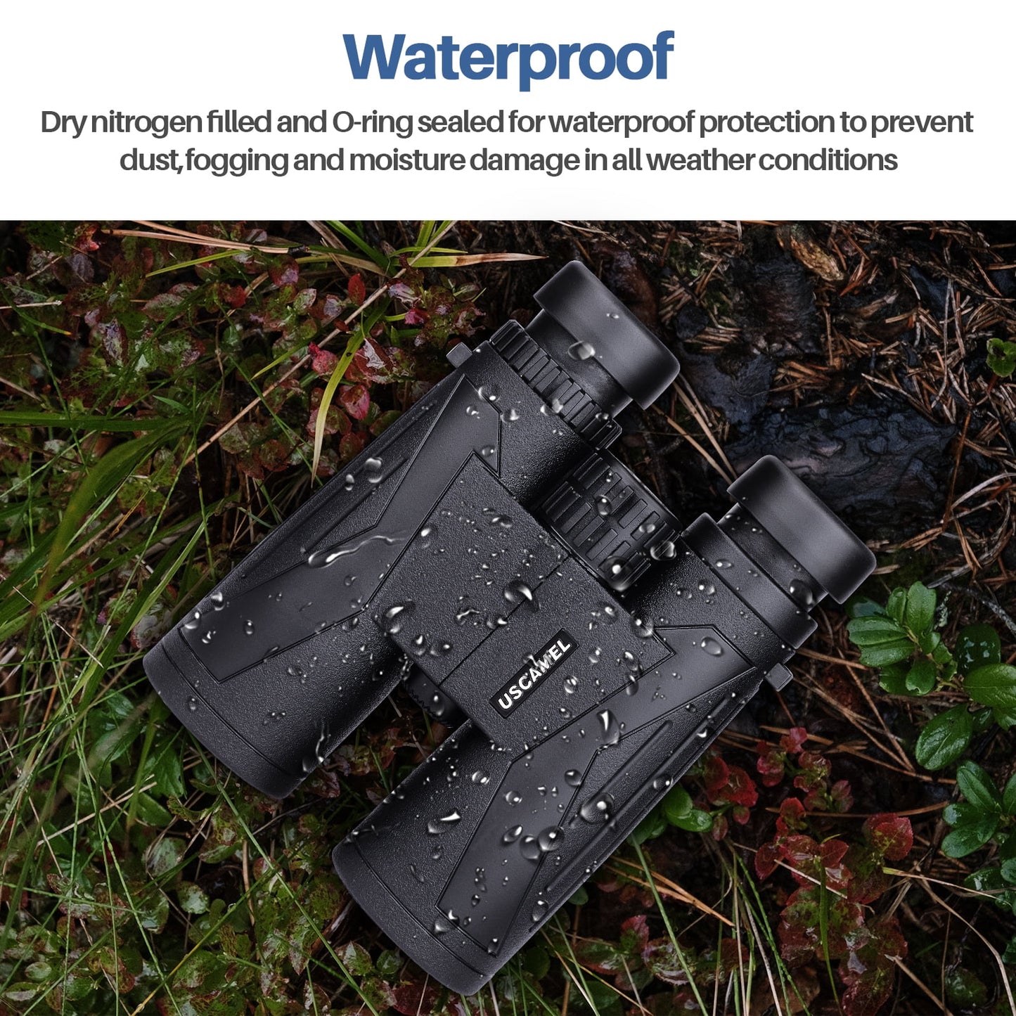 12X42 Binoculars for Adults, High Powered Waterproof Binoculars for Day and Night, Professional Binoculars for Bird Watching, Hunting