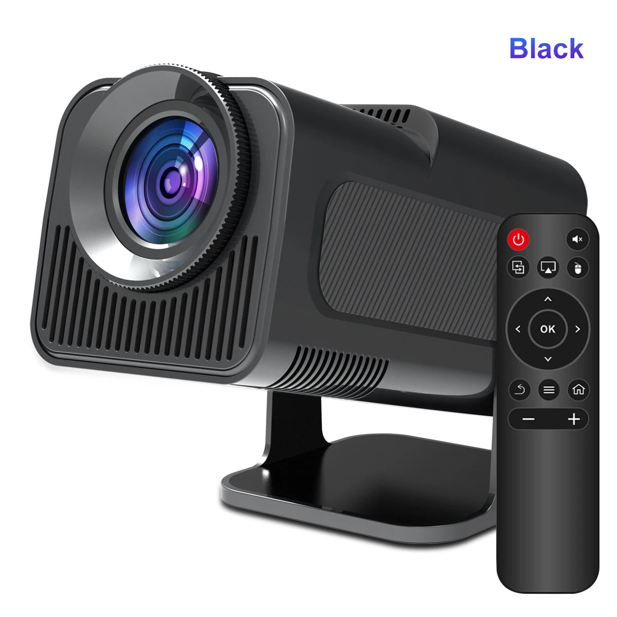 4K Android 11 Projector Native 1080P 390ANSI HY320 Dual Wifi6 BT5.0 1920*1080P Cinema Portable Projetor Upgrated HY300