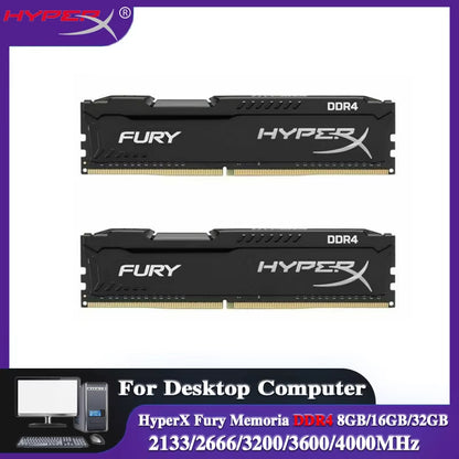 Fury Memoria DDR4 8GB 16GB 32GB RAM 3600Mhz 3200Mhz 2666Mhz 2400Mhz 2133Mhz Desktop RAM 1.2V DIMM PC-21300 25600